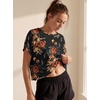image:imageGRECERELLE Womens Open Back Workout Tops Backless Athletic Shirts Casual Crop Running Tee Y2k YogaRed Brown Black