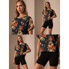 image:imageGRECERELLE Womens Open Back Workout Tops Backless Athletic Shirts Casual Crop Running Tee Y2k YogaRed Brown Black