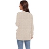 image:imageGRECERELLE Womens Open Front Lightweight Cardigan Fall Sweaters OutwearAbeige