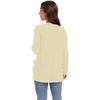 image:imageGRECERELLE Womens Open Front Lightweight Cardigan Fall Sweaters OutwearApricot
