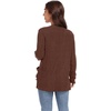 image:imageGRECERELLE Womens Open Front Lightweight Cardigan Fall Sweaters OutwearCaramel