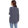 image:imageGRECERELLE Womens Open Front Lightweight Cardigan Fall Sweaters OutwearDark Gray