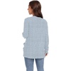 image:imageGRECERELLE Womens Open Front Lightweight Cardigan Fall Sweaters OutwearLight Blue