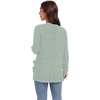 image:imageGRECERELLE Womens Open Front Lightweight Cardigan Fall Sweaters OutwearLight Green