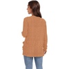 image:imageGRECERELLE Womens Open Front Lightweight Cardigan Fall Sweaters OutwearOrange
