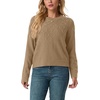 image:imageGRECERELLE Womens Pullover Sweater Chunky Crew Neck Long Sleeve Losse Casual Knit Tops Blouse S2XLKhaki