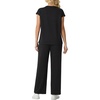image:imageGRECERELLE Womens Summer 2 Piece Outfits Wide Leg Pants Lounge SetAblack