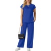 image:imageGRECERELLE Womens Summer 2 Piece Outfits Wide Leg Pants Lounge SetRoyal Blue
