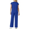 image:imageGRECERELLE Womens Summer 2 Piece Outfits Wide Leg Pants Lounge SetRoyal Blue