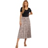 image:imageGRECERELLE Womens Summer Casual Short Sleeve Crewneck Tiered Flowy Maxi Long Dress with Pockets S2XLFloret Coffee