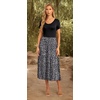 image:imageGRECERELLE Womens Summer Casual Short Sleeve Crewneck Tiered Flowy Maxi Long Dress with Pockets S2XLLeopard Print Black