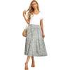 image:imageGRECERELLE Womens Summer Casual Short Sleeve Crewneck Tiered Flowy Maxi Long Dress with Pockets S2XLLily Green