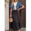 image:imageGRECERELLE Womens Summer Lightweight Cropped Cardigan ShrugBlue White Flower