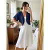 image:imageGRECERELLE Womens Summer Lightweight Cropped Cardigan ShrugDark Blue