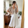 image:imageGRECERELLE Womens Summer Lightweight Cropped Cardigan ShrugLight Khaki