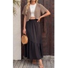 image:imageGRECERELLE Womens Summer Lightweight Cropped Cardigan ShrugLight Khaki