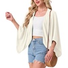 image:imageGRECERELLE Womens Summer Lightweight Cropped CardiganBeige
