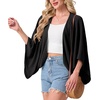 image:imageGRECERELLE Womens Summer Lightweight Cropped CardiganBlack