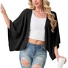 image:imageGRECERELLE Womens Summer Lightweight Cropped CardiganBlack
