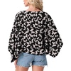 image:imageGRECERELLE Womens Summer Lightweight Cropped CardiganBlack Butterfly
