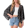image:imageGRECERELLE Womens Summer Lightweight Cropped CardiganBohemian Stripe