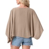 image:imageGRECERELLE Womens Summer Lightweight Cropped CardiganLight Khaki