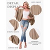 image:imageGRECERELLE Womens Summer Lightweight Cropped CardiganLight Khaki