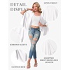 image:imageGRECERELLE Womens Summer Lightweight Cropped CardiganWhite