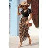 image:imageGRECERELLE Womens Summer Long Maxi Dresses 2026 Short Sleeve V Neck Casual Button Dress with PocketsKhaki Love