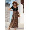 image:imageGRECERELLE Womens Summer Long Maxi Dresses 2026 Short Sleeve V Neck Casual Button Dress with PocketsKhaki Love