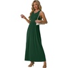 image:imageGRECERELLE Womens Summer Sleeveless Casual Long Tank Maxi Dress with Pockets XS3XLDark Green
