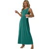 image:imageGRECERELLE Womens Summer Sleeveless Casual Long Tank Maxi Dress with Pockets XS3XLEmerald Blue