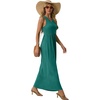 image:imageGRECERELLE Womens Summer Sleeveless Casual Long Tank Maxi Dress with Pockets XS3XLEmerald Blue