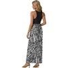 image:imageGRECERELLE Womens Summer Sleeveless Casual Long Tank Maxi Dress with Pockets XS3XLFloral Black Tree Grain