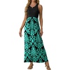 image:imageGRECERELLE Womens Summer Sleeveless Casual Long Tank Maxi Dress with Pockets XS3XLFloral Blue Green