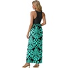 image:imageGRECERELLE Womens Summer Sleeveless Casual Long Tank Maxi Dress with Pockets XS3XLFloral Blue Green