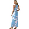 image:imageGRECERELLE Womens Summer Sleeveless Casual Long Tank Maxi Dress with Pockets XS3XLFloral Light Blue