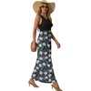 image:imageGRECERELLE Womens Summer Sleeveless Casual Long Tank Maxi Dress with Pockets XS3XLFloral White Lily