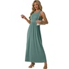 image:imageGRECERELLE Womens Summer Sleeveless Casual Long Tank Maxi Dress with Pockets XS3XLHaze Blue