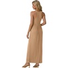 image:imageGRECERELLE Womens Summer Sleeveless Casual Long Tank Maxi Dress with Pockets XS3XLKhaki