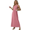 image:imageGRECERELLE Womens Summer Sleeveless Casual Long Tank Maxi Dress with Pockets XS3XLPink