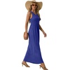 image:imageGRECERELLE Womens Summer Sleeveless Casual Long Tank Maxi Dress with Pockets XS3XLRoyal Blue
