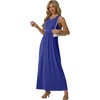 image:imageGRECERELLE Womens Summer Sleeveless Casual Long Tank Maxi Dress with Pockets XS3XLRoyal Blue