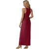 image:imageGRECERELLE Womens Summer Sleeveless Casual Long Tank Maxi Dress with Pockets XS3XLWine Red