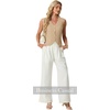 image:imageGRECERELLE Womens Summer Sleeveless V Neck Sweater Vest Knit Tank TopApricot