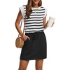 White Black Stripe