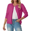 image:imageGRECERELLE Cardigan Sweaters for Women Lightweight 2026 Fall OutfitsHot Pink