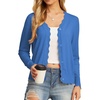 image:imageGRECERELLE Cardigan Sweaters for Women Lightweight 2026 Fall OutfitsSky Blue