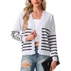 Striped White Black