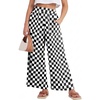 Middle Black White Plaid
